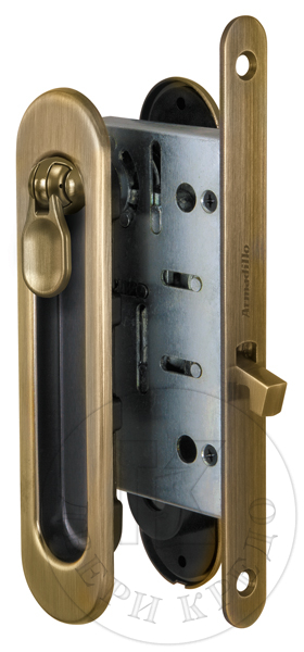 Набор Armadillo для раздвижных дверей SH011-BK WAB-11 Матовая бронза