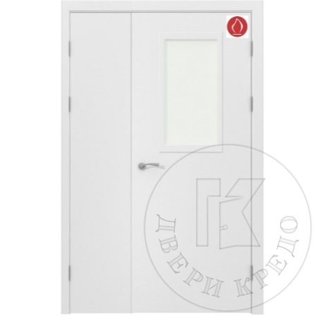 Дверь остеклённая противопожарная в лифтовой холл. Модель - Проект ПДО 323 (02) EIS 30/60